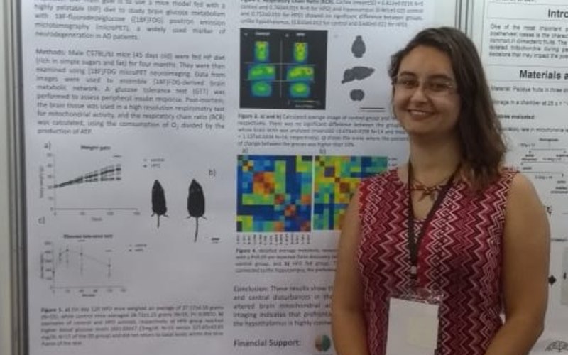 Andréia Rocha and Sarah Gehres, Poster presentation at 47th Annual Meeting of the Brazilian Society for Biochemistry and Molecular Biolog